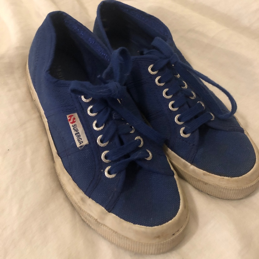 Royal Blue Supergas Sneakers